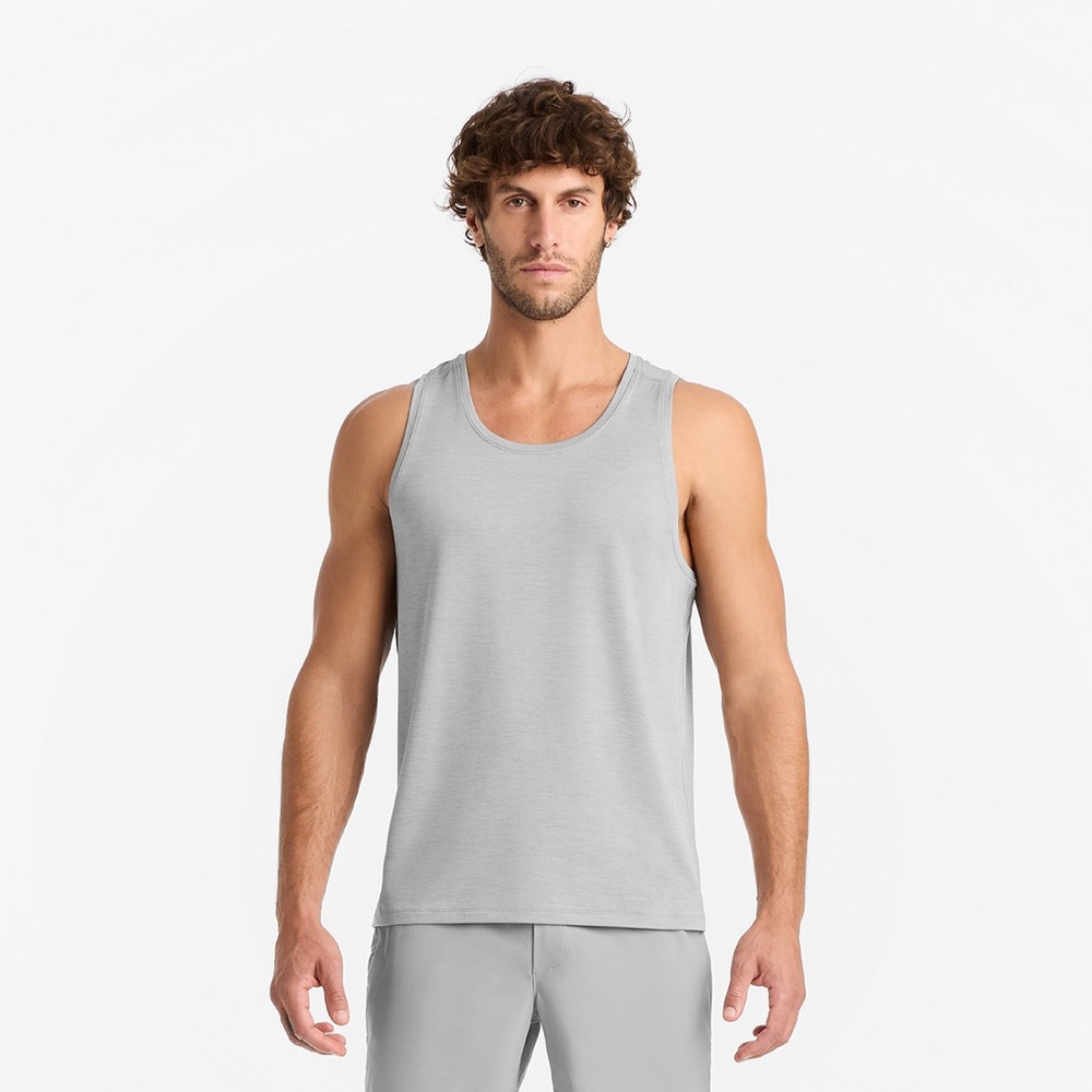 Ten Thousand Light Gray Performance Tank Top